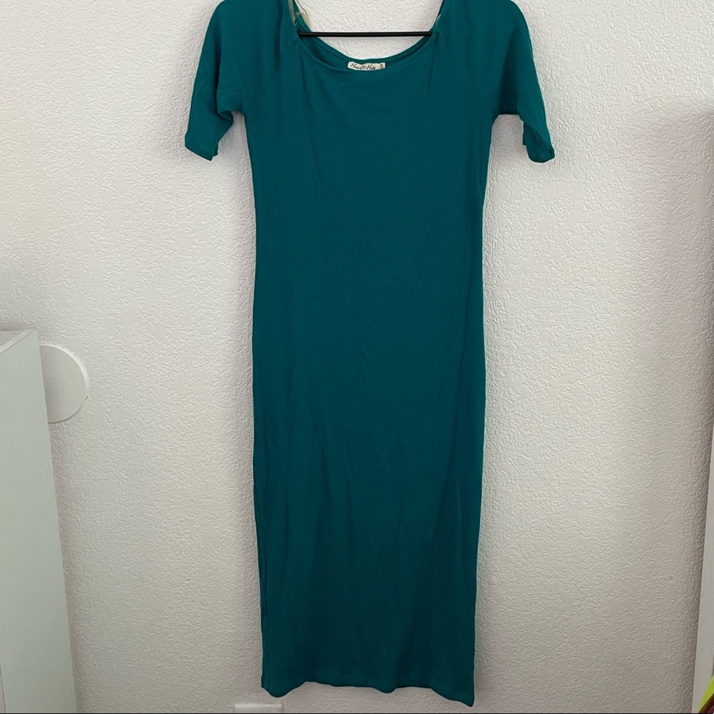 Turquoise dress